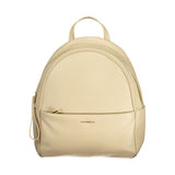 Coccinelle Beige Leather Womens Backpack