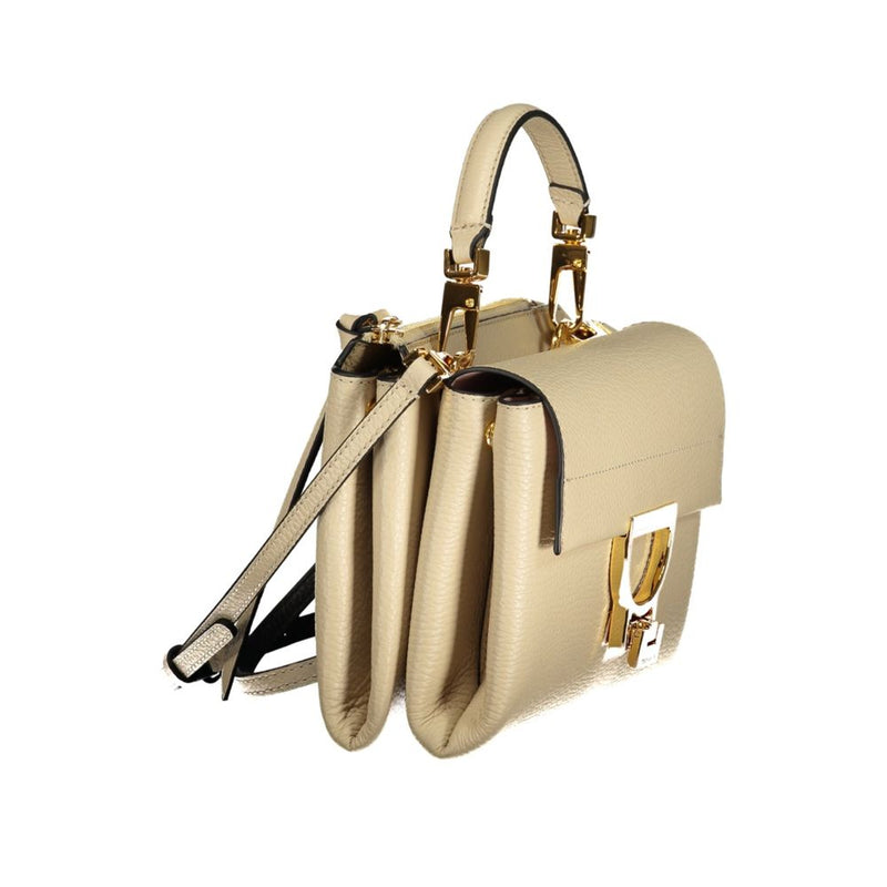 Coccinelle Arlettis Beige Leather Women's Bag