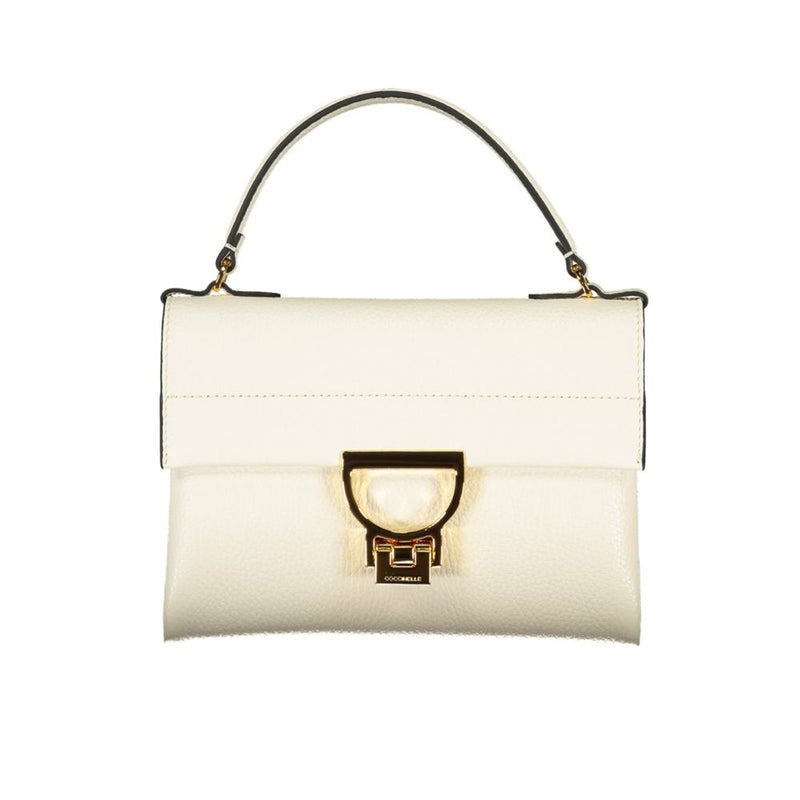 Coccinelle Arlettis Bianco Leather Women's Handbag