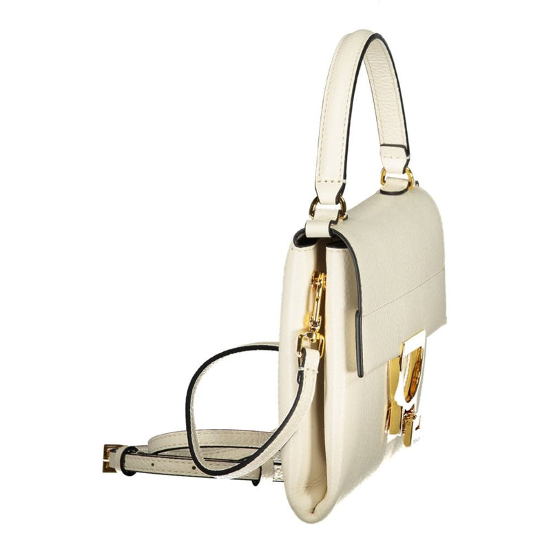 Coccinelle Arlettis Bianco Leather Women's Handbag