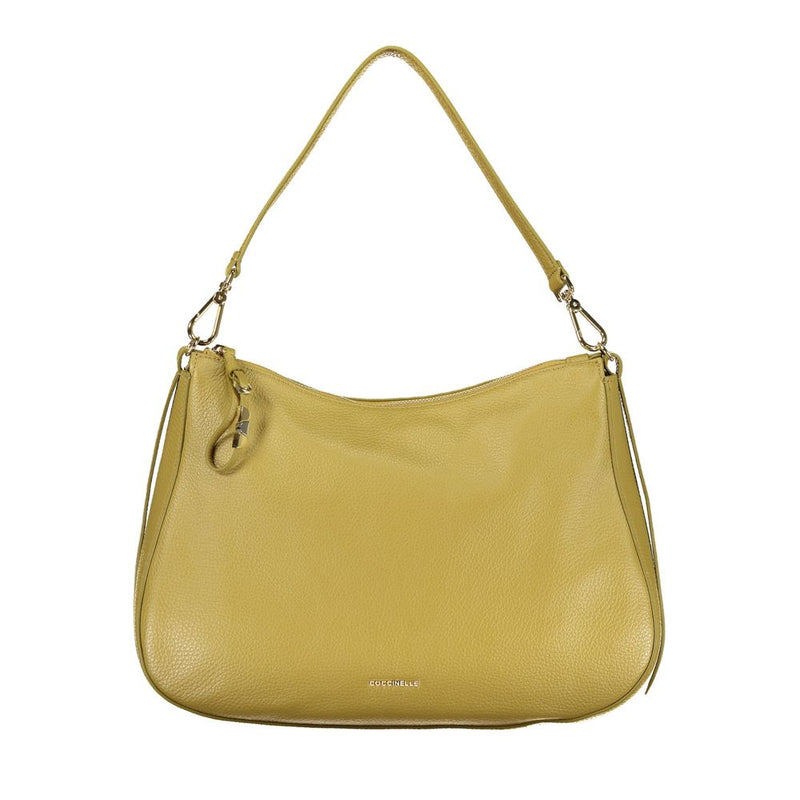 Coccinelle Nory Verde Women's Leather Bag with Adjustable Strap