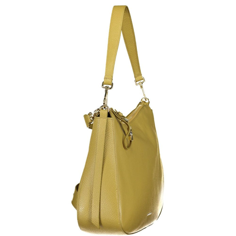 Coccinelle Nory Verde Women's Leather Bag with Adjustable Strap