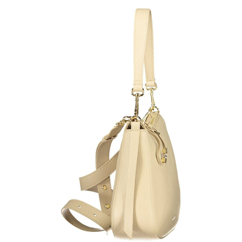 Coccinelle NORY Beige Leather Women's Bag