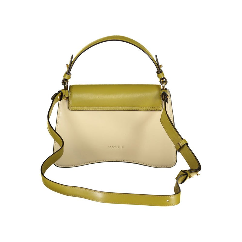 Coccinelle C-Me Calf Tric Green Leather Women's Bag