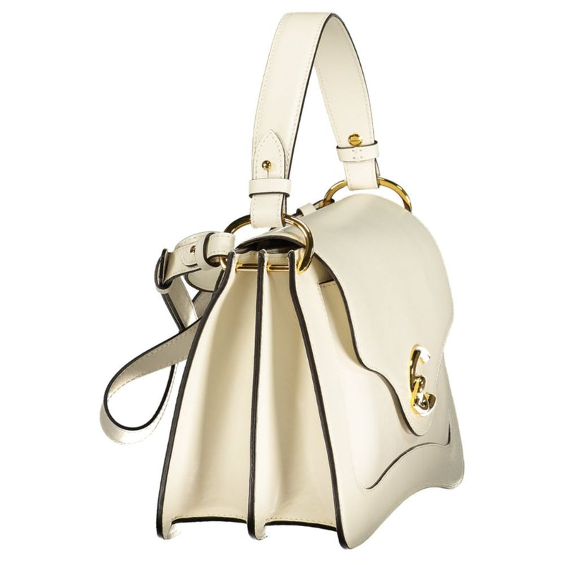Coccinelle C-ME Calf Bag - Sac en cuir blanc pour femmes