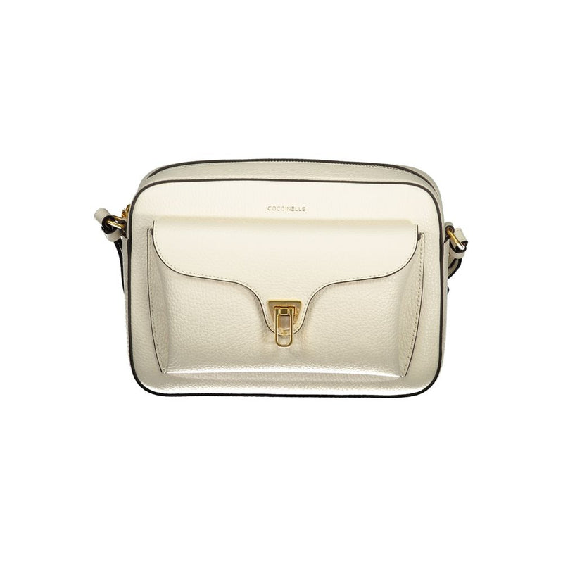 Coccinelle Beat Soft Bag - Bianco Leather Women's Handbag