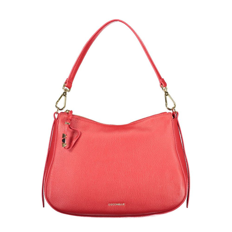 Coccinelle Nory Red Leather Handbag - Stylish and Versatile