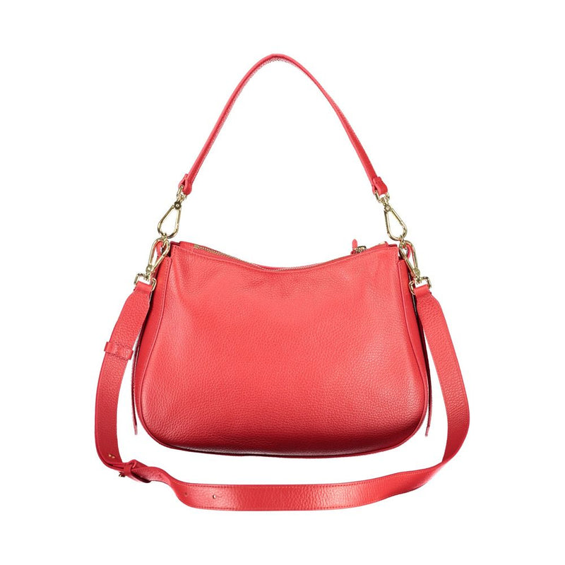 Coccinelle Nory Red Leather Handbag - Stylish and Versatile