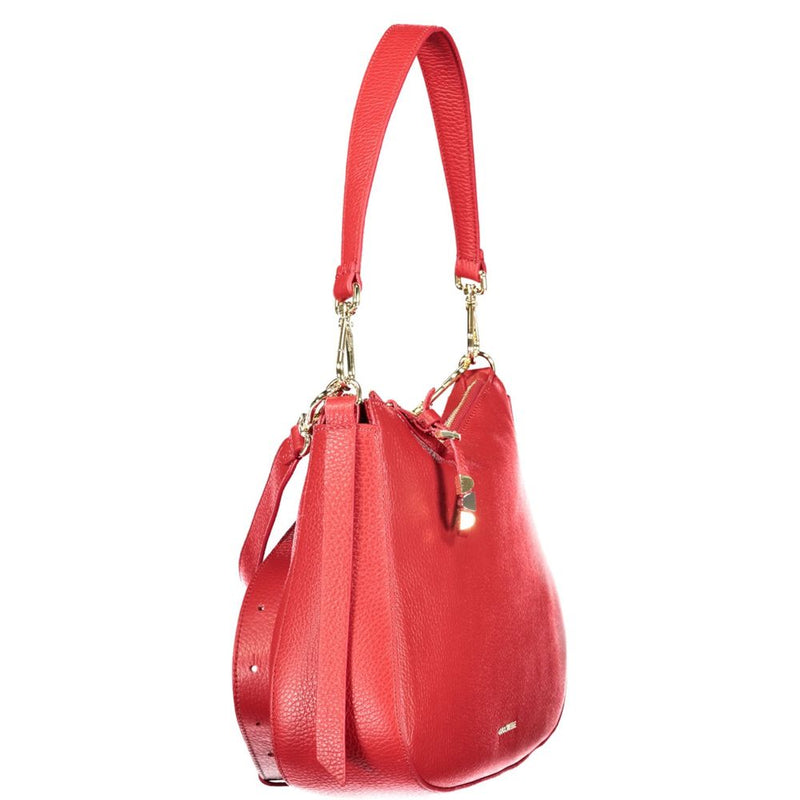 Coccinelle Nory Red Leather Handbag - Stylish and Versatile