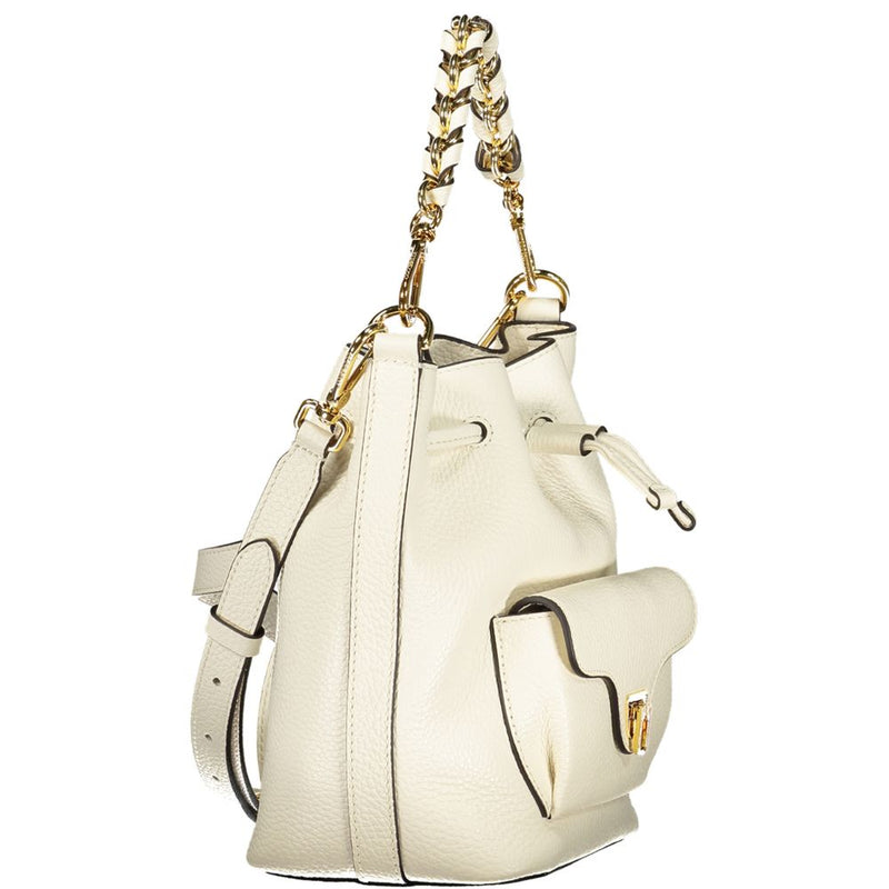 Coccinelle White Leather Handbag - Stylish & Versatile