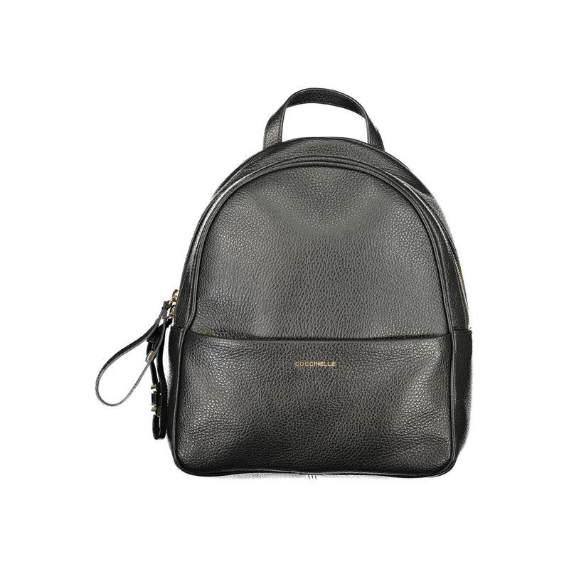 Coccinelle Nory Black Leather Backpack