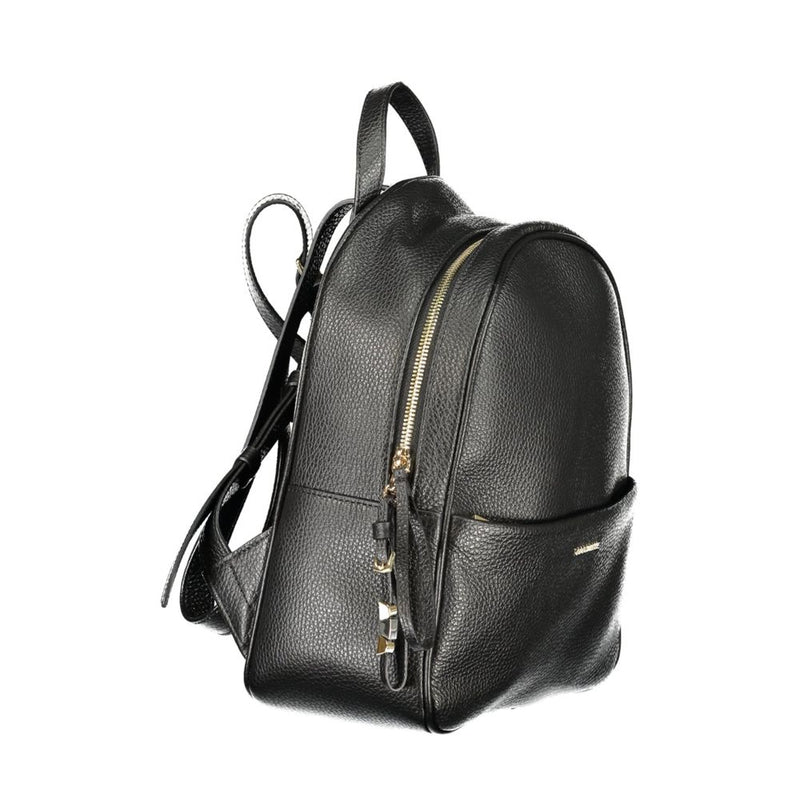 Coccinelle Nory Black Leather Backpack