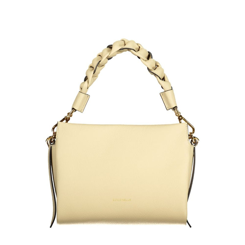 Coccinelle Boheme Beige Leather Handbag