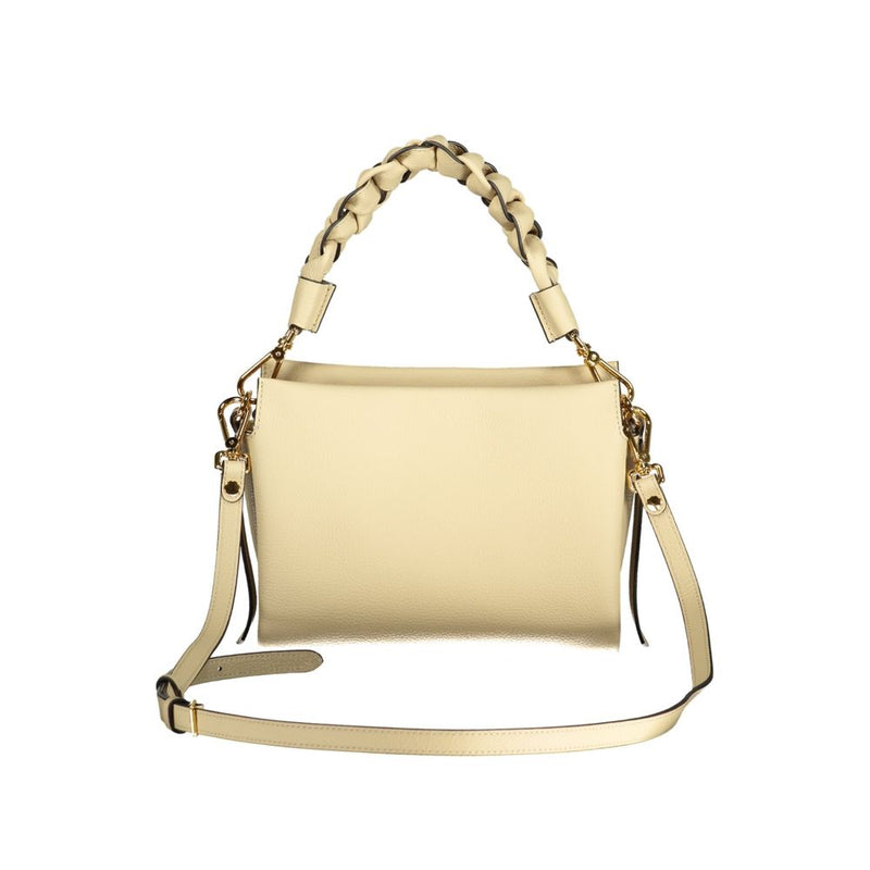 Coccinelle Boheme Beige Leather Handbag