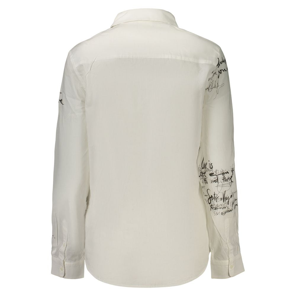 Desigual White Cotton Women's Shirt