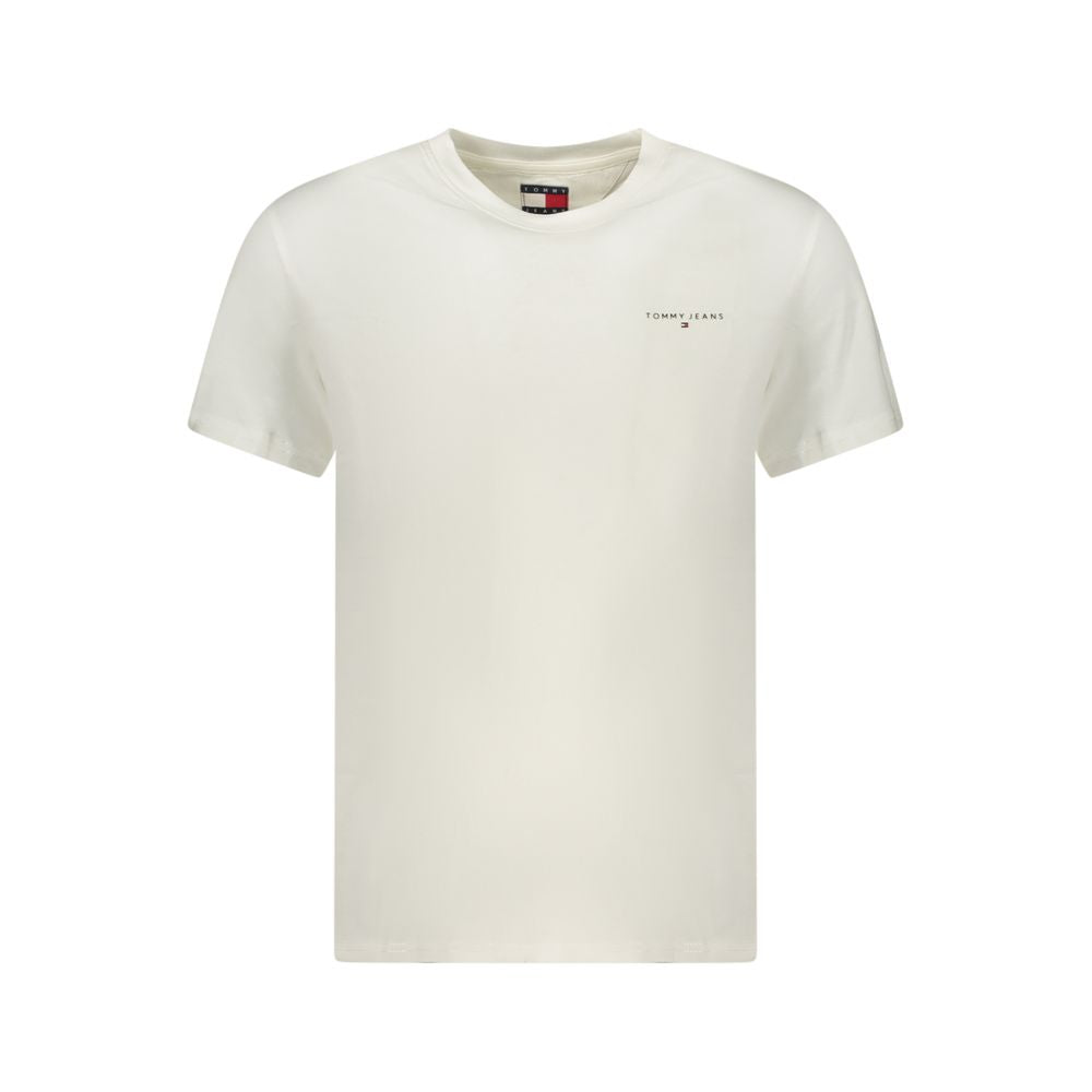 Tommy Hilfiger White Cotton Men's T-Shirt