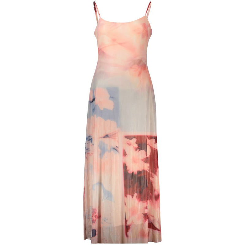 Desigual Frida Fantasy Pink Viscose Women's Long Dress