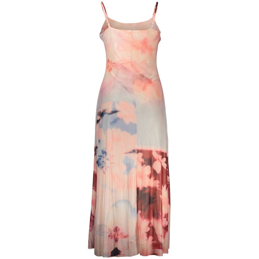 Desigual Pink Viscose Women's Dress