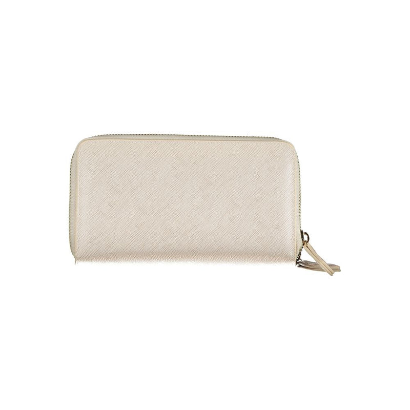 Mario Valentino Argento Poliuretano Women's Wallet - Silver