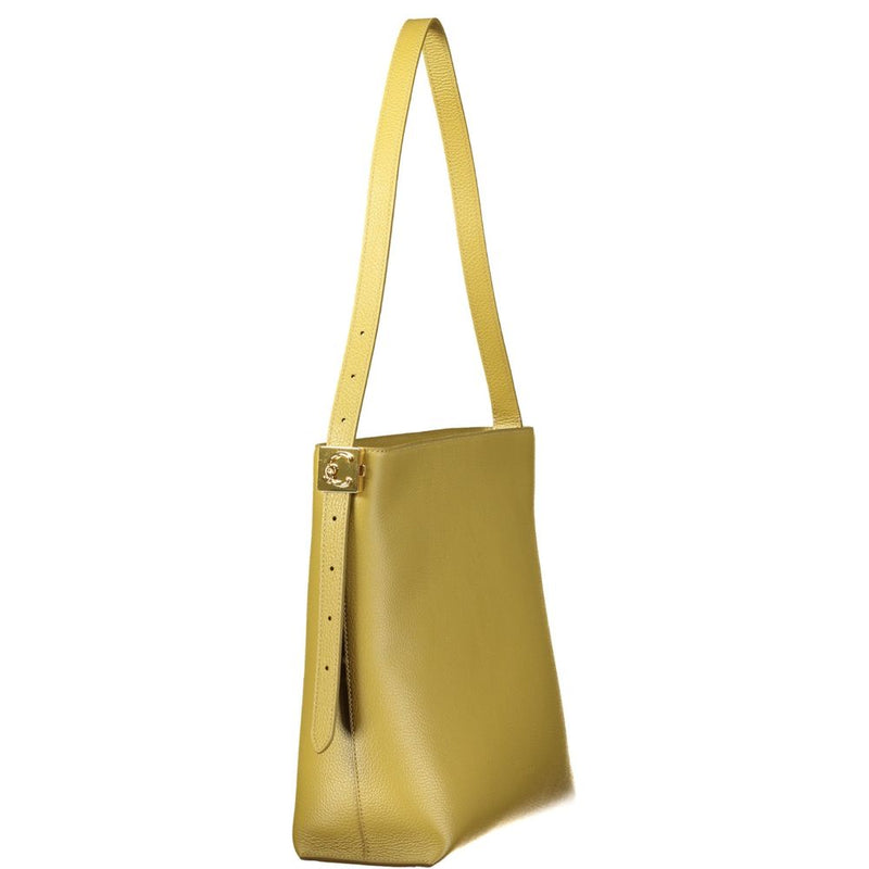 Coccinelle C-Me Lock Bag in Green Leather for Women