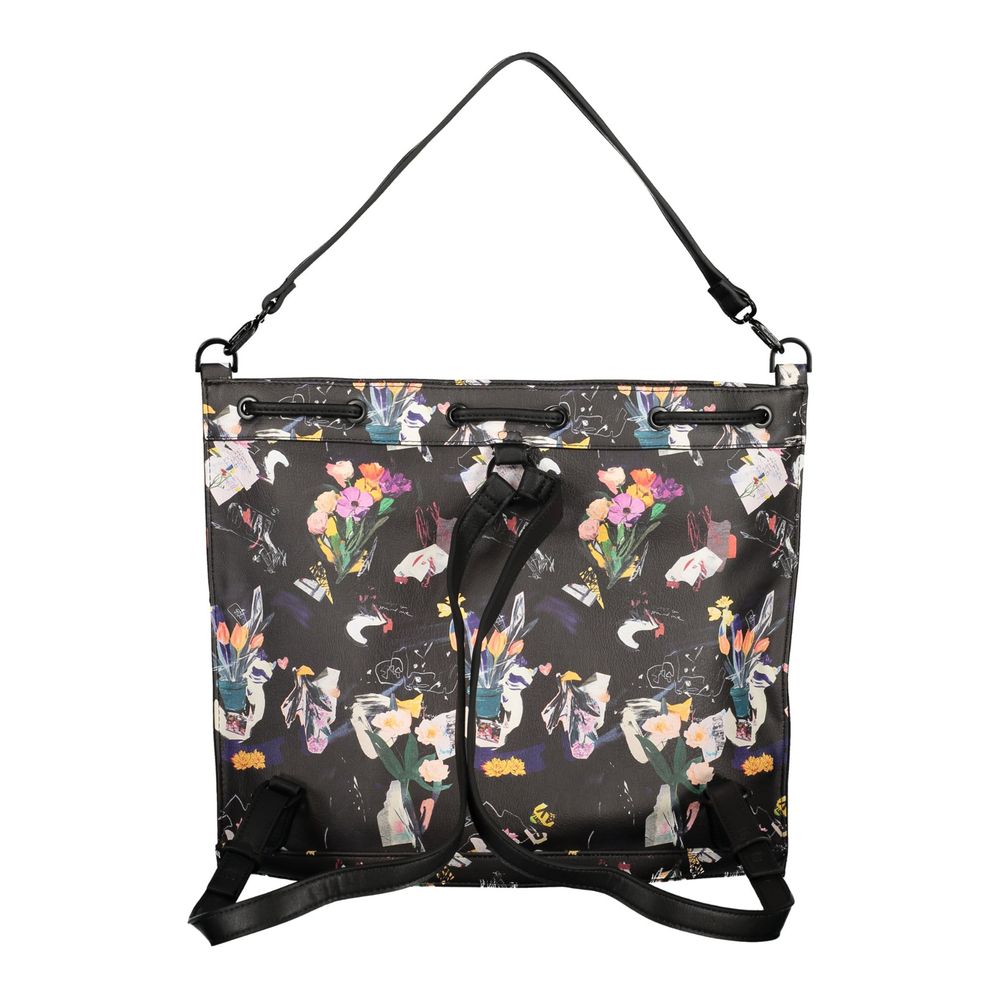 Desigual Black Polyurethane Women's Backpack