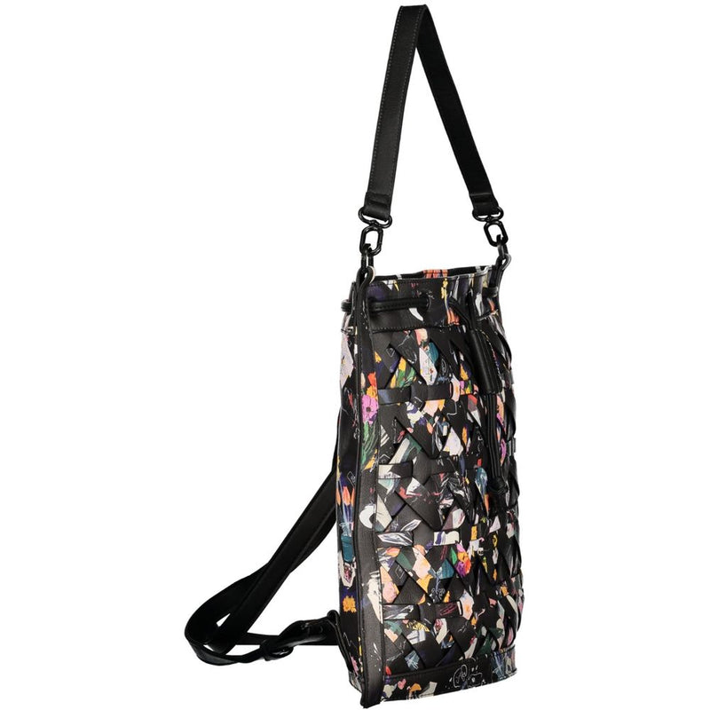 Desigual Osmio Harlan Black Polyurethane Women's Backpack