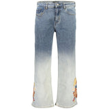 Desigual Azzurro Cotton Women's Jeans