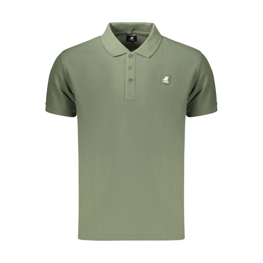 U.S. Grand Polo Green Cotton Men's Polo Shirt