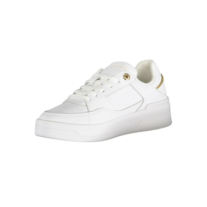 Tommy Hilfiger Bianco Polyurethane Women's Sneaker