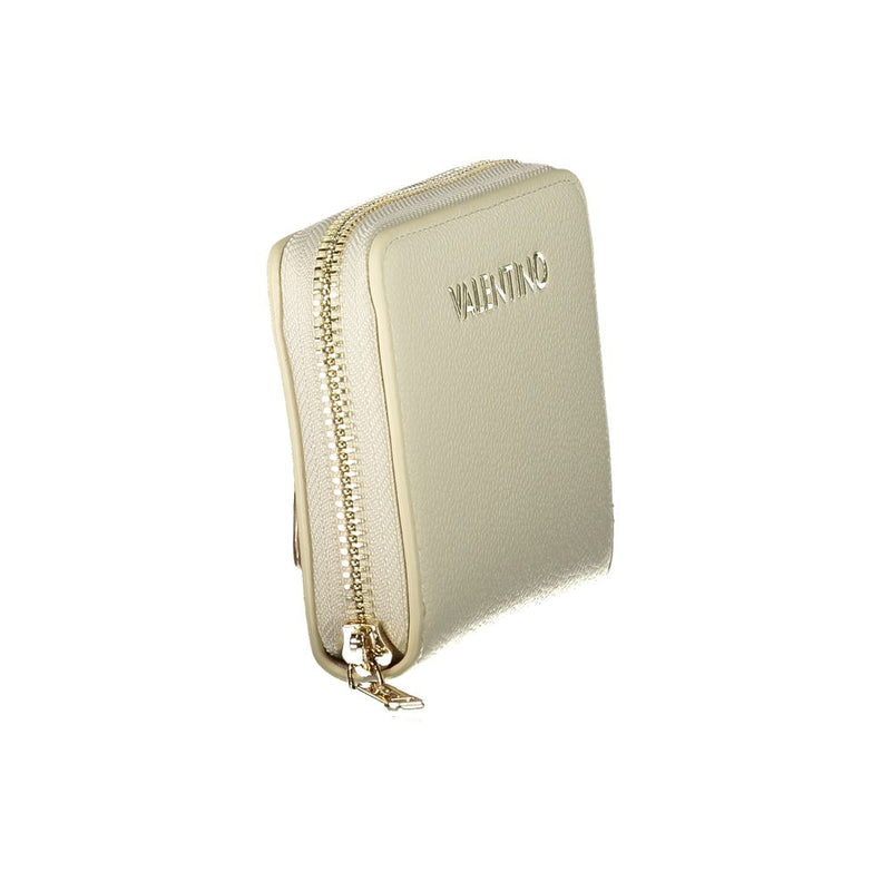 Mario Valentino Beige Polyethylene Wallet - Stylish and Functional