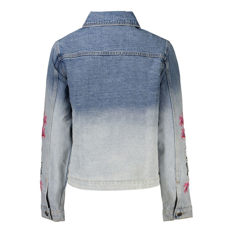 Desigual Dakota Blue Cotton Denim Jacket