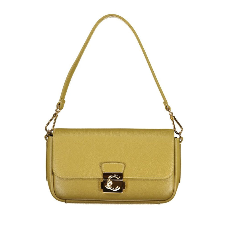 Coccinelle Green Leather Handbag - U4K C-ME LOCK BAG