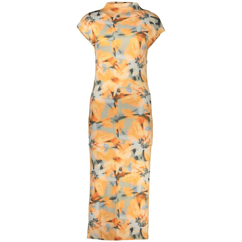 Desigual Martha Orange Sleeveless Turtleneck Dress