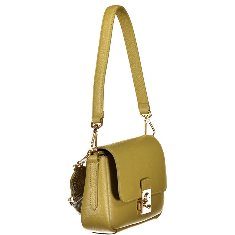 Coccinelle Green Leather Handbag - U4K C-ME LOCK BAG