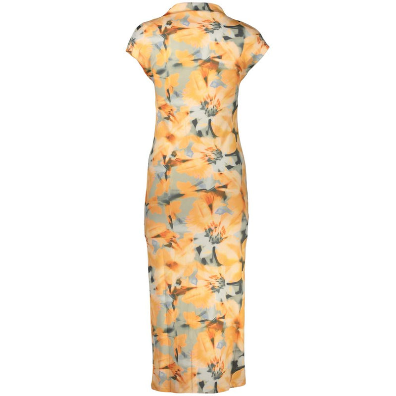 Desigual Martha Orange Sleeveless Turtleneck Dress