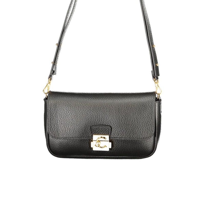 Coccinelle Black Leather Handbag - U4K C-ME LOCK MINI BAG