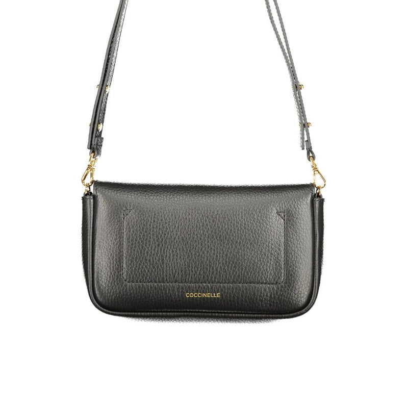 Coccinelle Black Leather Handbag - U4K C-ME LOCK MINI BAG