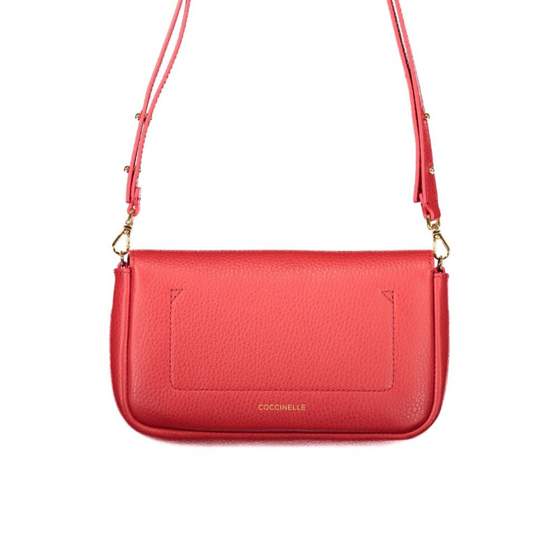 Coccinelle Red Leather Handbag - U4K C-ME LOCK MINI BAG