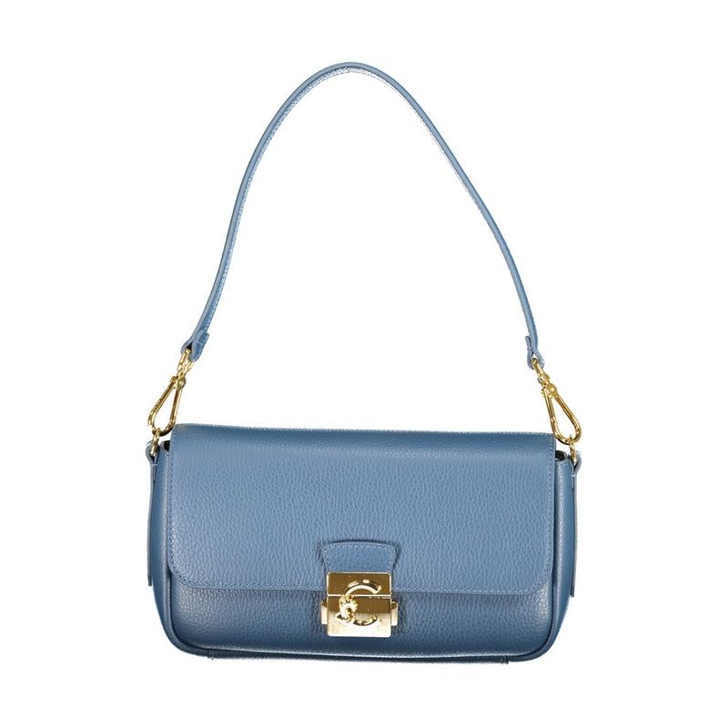 Coccinelle Blue Leather Handbag - U4K C-ME LOCK BAG