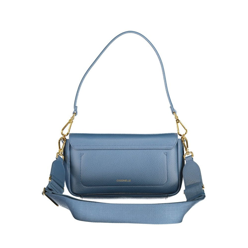 Coccinelle Blue Leather Handbag - U4K C-ME LOCK BAG