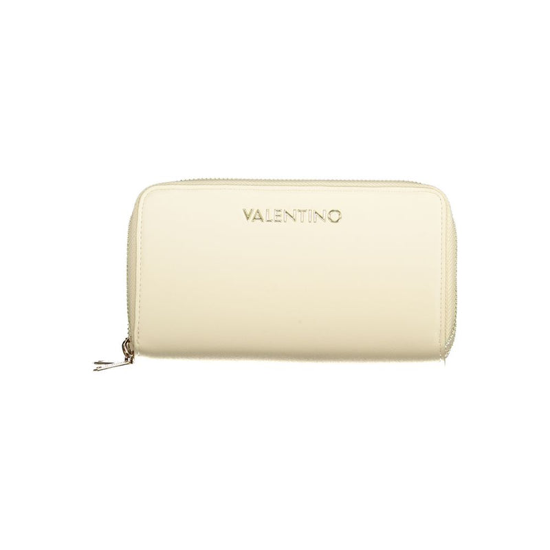 Mario Valentino Beige Polyethylene Double Wallet