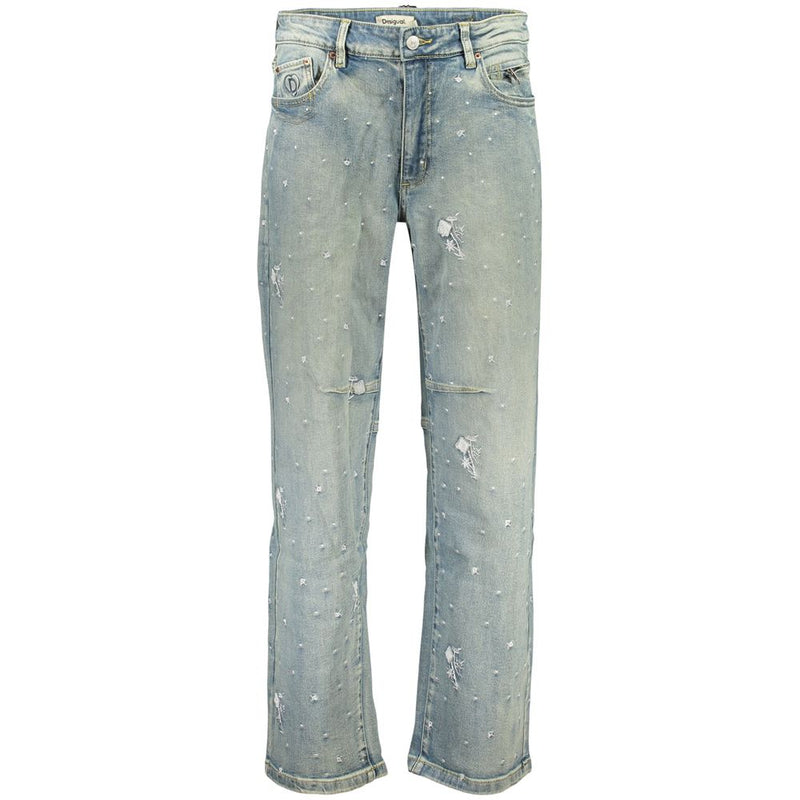 Desigual Blue Cotton Jeans Denim for Women