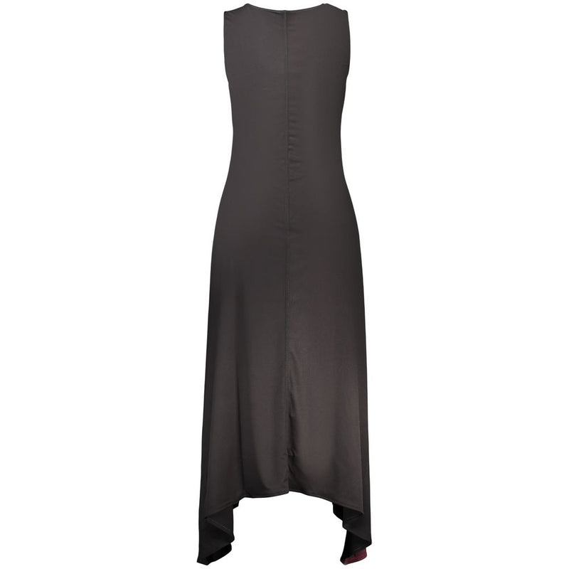 Desigual Virginia Black Casual Dress with Wide Straps
