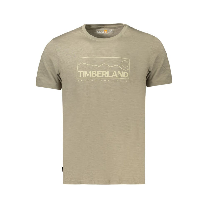 Timberland Green Cotton T-Shirt for Men