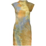 Desigual Green Polyester Casual Dress