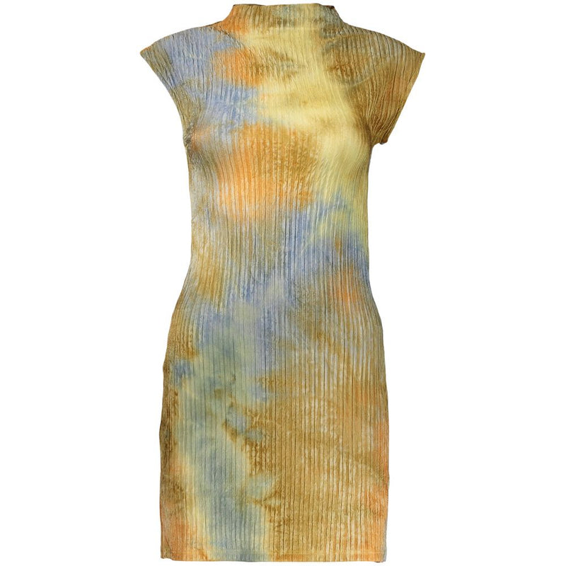 Desigual Green Polyester Tennessee Sleeveless Casual Dress
