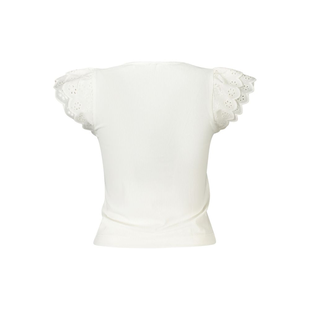 Guess Jeans White Polyester T-Shirt