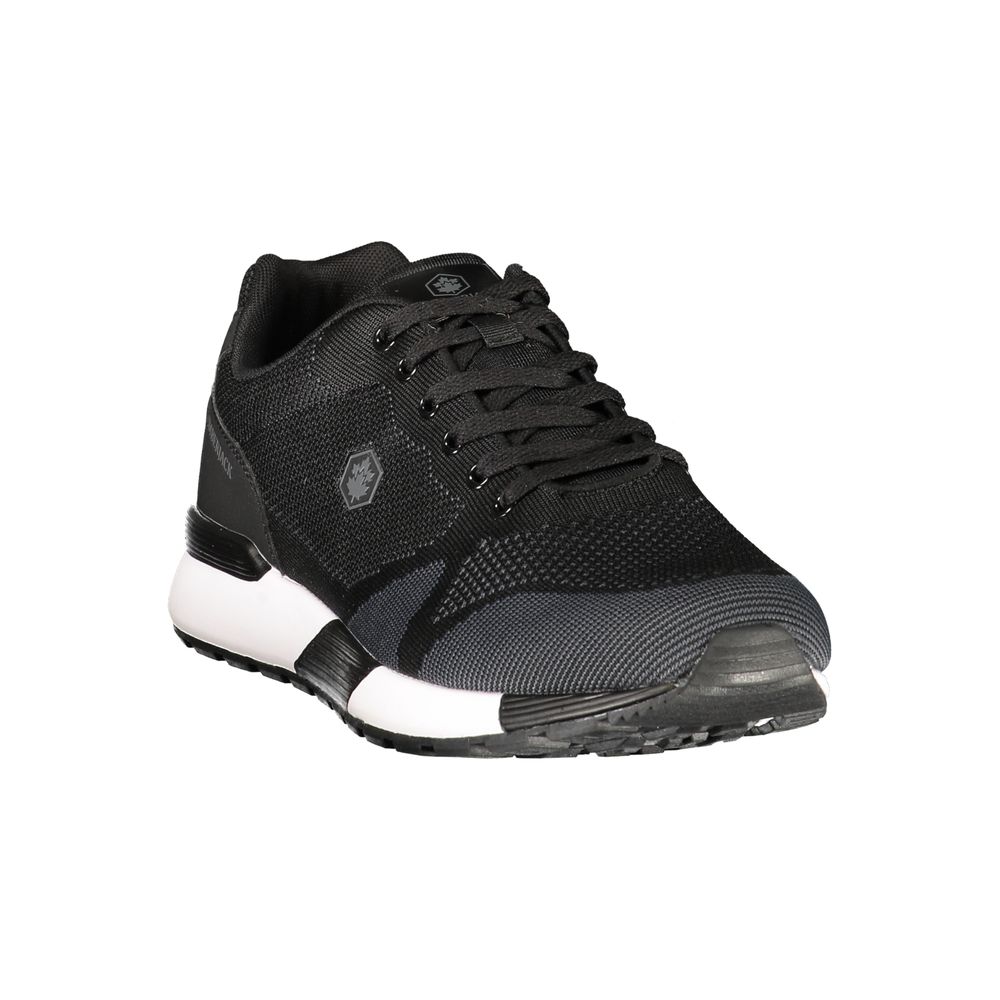 Lumberjack Black Polyester Athletic Sneakers