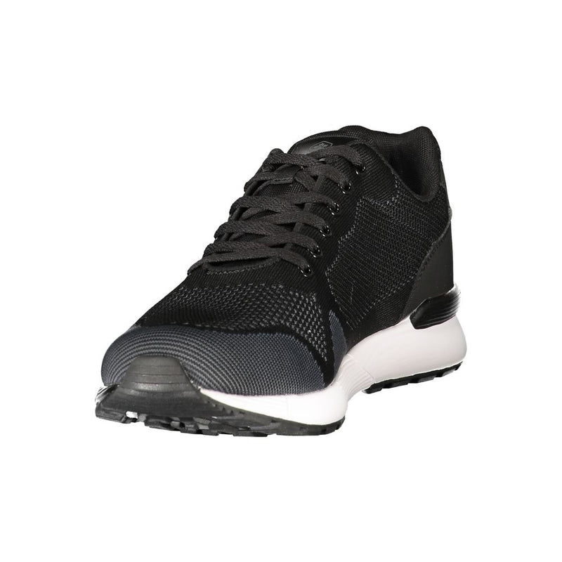 Lumberjack Black Polyester Athletic Sneakers for Men