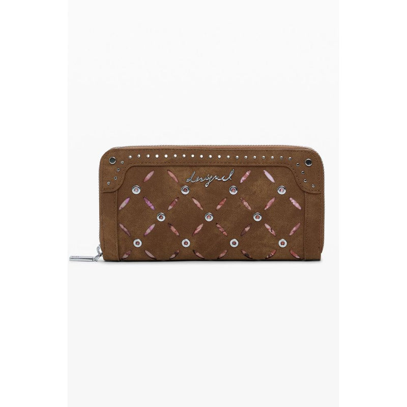Desigual Fiona Brown Polyethylene Wallet